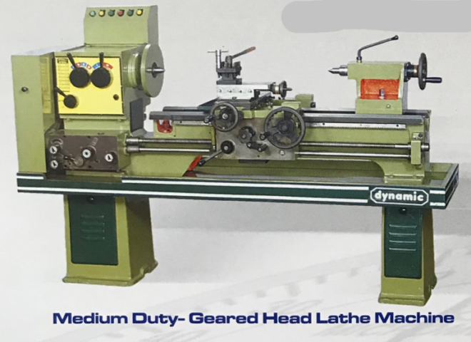 All geared lathe machine