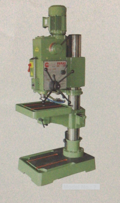 Pillar drilling machine all geared