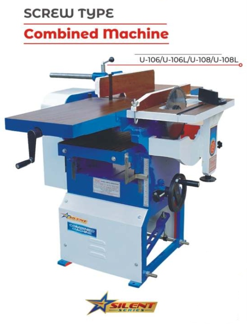 Screw type combined machine